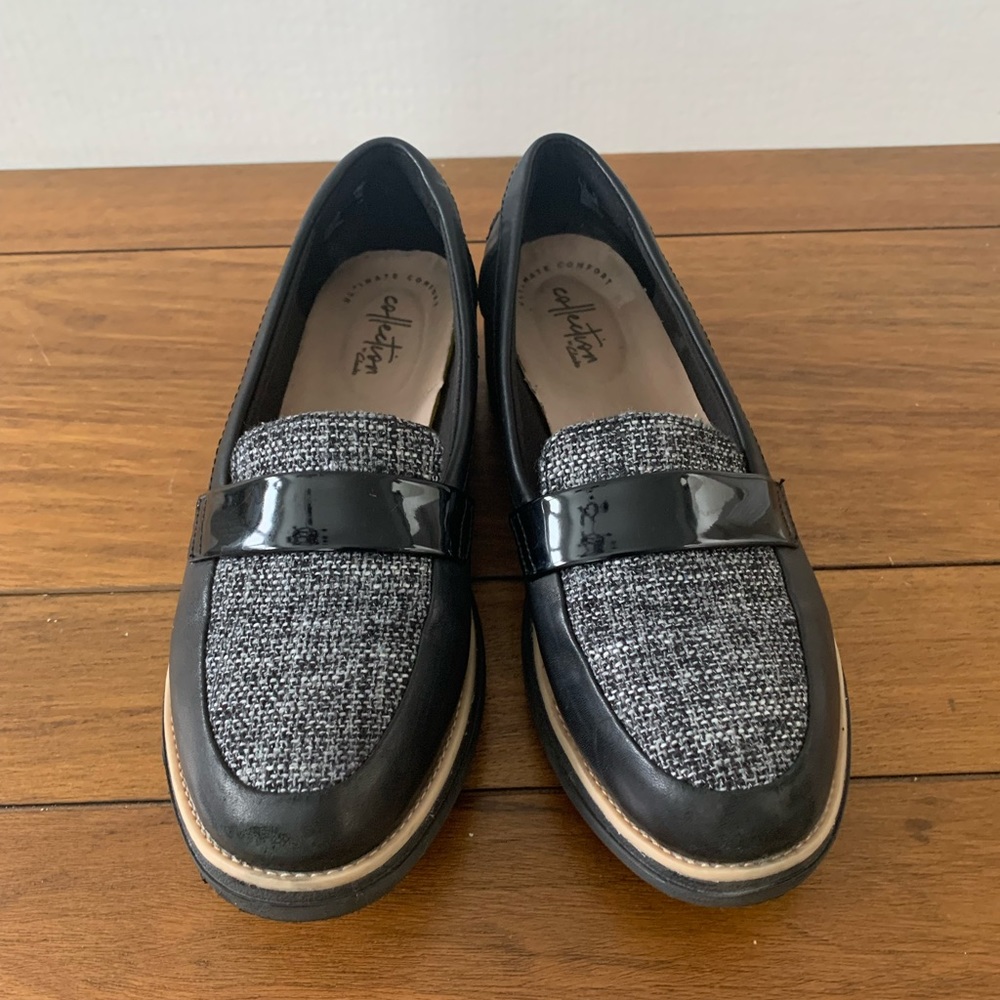 Clark’s Collection Sharon Gracie platform loafers